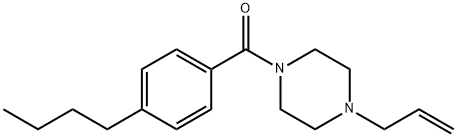 (4-butylphenyl)-(4-prop-2-enylpiperazin-1-yl)methanone Struktur