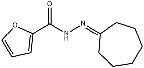 N-(cycloheptylideneamino)furan-2-carboxamide Struktur