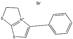 5-phenyl-2,3-dihydro-[1,3]thiazolo[2,3-b][1,3]thiazol-4-ium bromide Struktur