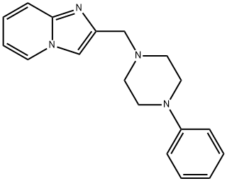 2-[(4-phenylpiperazin-1-yl)methyl]imidazo[1,2-a]pyridine Struktur