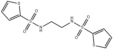 N-[2-(thiophen-2-ylsulfonylamino)ethyl]thiophene-2-sulfonamide Struktur