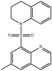 8-(3,4-dihydro-2H-quinolin-1-ylsulfonyl)-6-methylquinoline Struktur