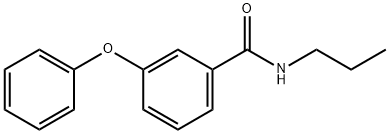 3-phenoxy-N-propylbenzamide Struktur