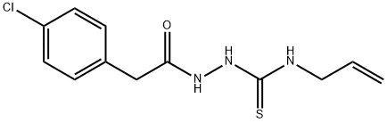 1-[[2-(4-chlorophenyl)acetyl]amino]-3-prop-2-enylthiourea Structure