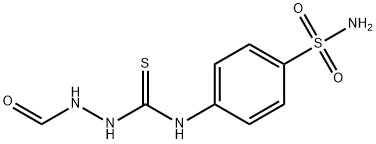 N-[(4-sulfamoylphenyl)carbamothioylamino]formamide Struktur