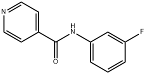 N-(3-fluorophenyl)pyridine-4-carboxamide Struktur