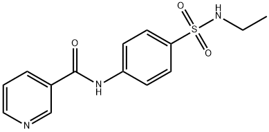 N-[4-(ethylsulfamoyl)phenyl]pyridine-3-carboxamide Struktur