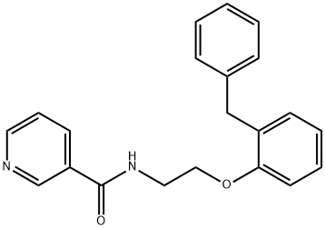 N-[2-(2-benzylphenoxy)ethyl]pyridine-3-carboxamide Struktur