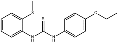 1-(4-ethoxyphenyl)-3-(2-methylsulfanylphenyl)thiourea Struktur