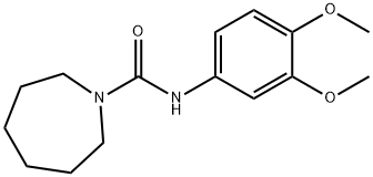 N-(3,4-dimethoxyphenyl)azepane-1-carboxamide Struktur