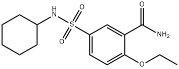 5-(cyclohexylsulfamoyl)-2-ethoxybenzamide Struktur