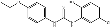 1-(5-chloro-2-hydroxyphenyl)-3-(4-ethoxyphenyl)thiourea Struktur