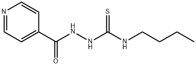 1-butyl-3-(pyridine-4-carbonylamino)thiourea Struktur