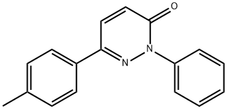 6-(4-methylphenyl)-2-phenylpyridazin-3-one Struktur