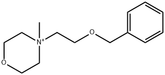 4-methyl-4-(2-phenylmethoxyethyl)morpholin-4-ium Struktur