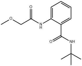 N-tert-butyl-2-[(2-methoxyacetyl)amino]benzamide Struktur