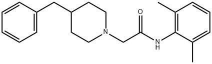 2-(4-benzylpiperidin-1-yl)-N-(2,6-dimethylphenyl)acetamide Struktur