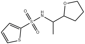 N-[1-(oxolan-2-yl)ethyl]thiophene-2-sulfonamide Struktur