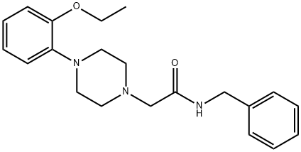 N-benzyl-2-[4-(2-ethoxyphenyl)piperazin-1-yl]acetamide Structure