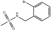 N-[(2-bromophenyl)methyl]methanesulfonamide Struktur