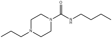 N-butyl-4-propylpiperazine-1-carboxamide Struktur