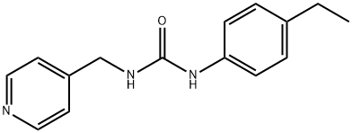 1-(4-ethylphenyl)-3-(pyridin-4-ylmethyl)urea Struktur