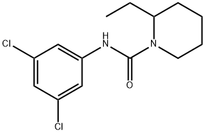 N-(3,5-dichlorophenyl)-2-ethylpiperidine-1-carboxamide Struktur