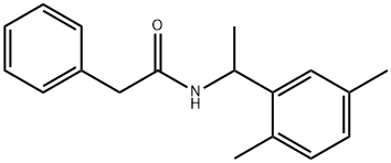 N-[1-(2,5-dimethylphenyl)ethyl]-2-phenylacetamide Struktur