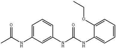 N-[3-[(2-ethoxyphenyl)carbamoylamino]phenyl]acetamide Struktur