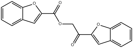 [2-(1-benzofuran-2-yl)-2-oxoethyl] 1-benzofuran-2-carboxylate Struktur