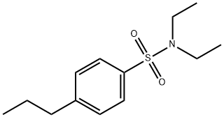 N,N-diethyl-4-propylbenzenesulfonamide Struktur