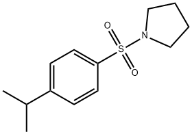 1-(4-propan-2-ylphenyl)sulfonylpyrrolidine Struktur