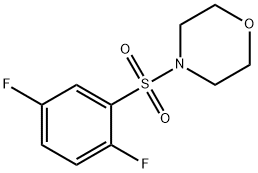 4-(2,5-difluorophenyl)sulfonylmorpholine Struktur