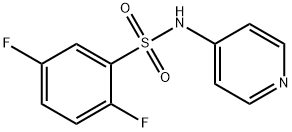 2,5-difluoro-N-pyridin-4-ylbenzenesulfonamide Struktur