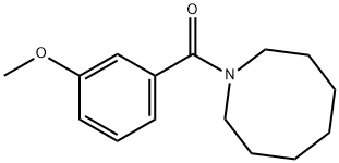 azocan-1-yl-(3-methoxyphenyl)methanone Struktur