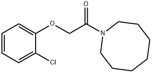 1-(azocan-1-yl)-2-(2-chlorophenoxy)ethanone Struktur