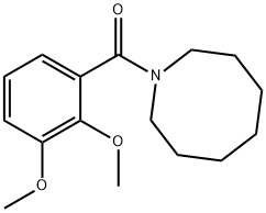 azocan-1-yl-(2,3-dimethoxyphenyl)methanone Struktur