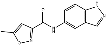 N-(1H-indazol-5-yl)-5-methyl-1,2-oxazole-3-carboxamide Struktur