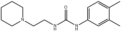 1-(3,4-dimethylphenyl)-3-(2-piperidin-1-ylethyl)urea Struktur