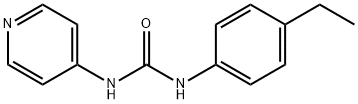 1-(4-ethylphenyl)-3-pyridin-4-ylurea Struktur