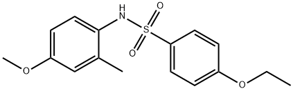 4-ethoxy-N-(4-methoxy-2-methylphenyl)benzenesulfonamide Struktur