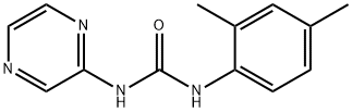 1-(2,4-dimethylphenyl)-3-pyrazin-2-ylurea Struktur