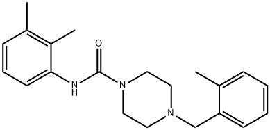 N-(2,3-dimethylphenyl)-4-[(2-methylphenyl)methyl]piperazine-1-carboxamide Struktur