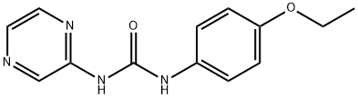 1-(4-ethoxyphenyl)-3-pyrazin-2-ylurea Struktur