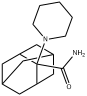 2-piperidin-1-yladamantane-2-carboxamide Struktur