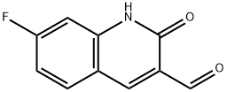 7-fluoro-2-oxo-1H-quinoline-3-carbaldehyde Struktur