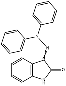 3-(2,2-diphenylhydrazinyl)indol-2-one Struktur