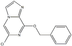 8-Benzyloxy-6-chloro-imidazo[1,2-a]pyrazine Struktur