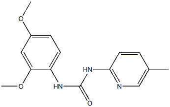 1-(2,4-dimethoxyphenyl)-3-(5-methylpyridin-2-yl)urea Structure
