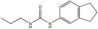 1-(2,3-dihydro-1H-inden-5-yl)-3-propylurea Struktur